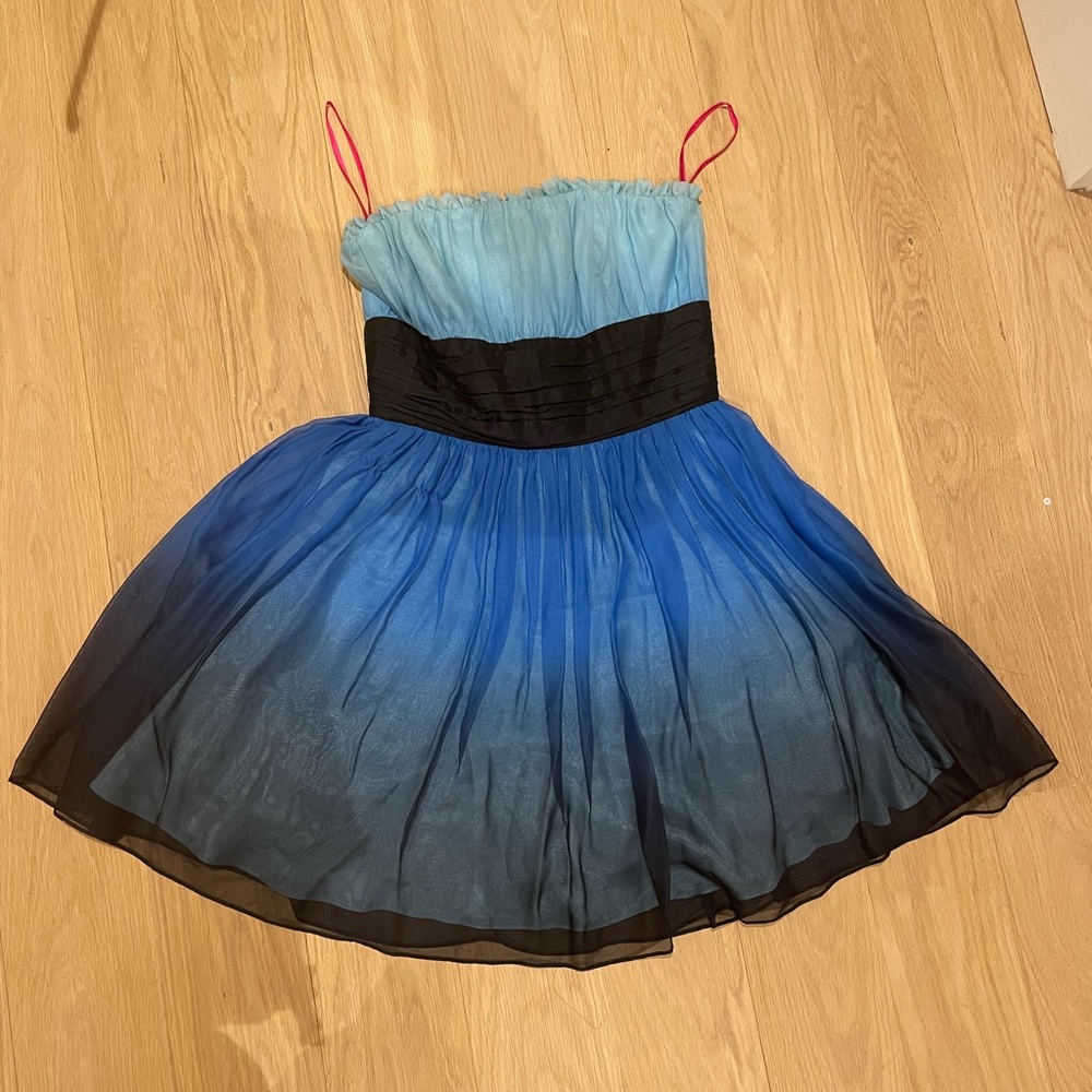 Betsey Johnson strapless dress